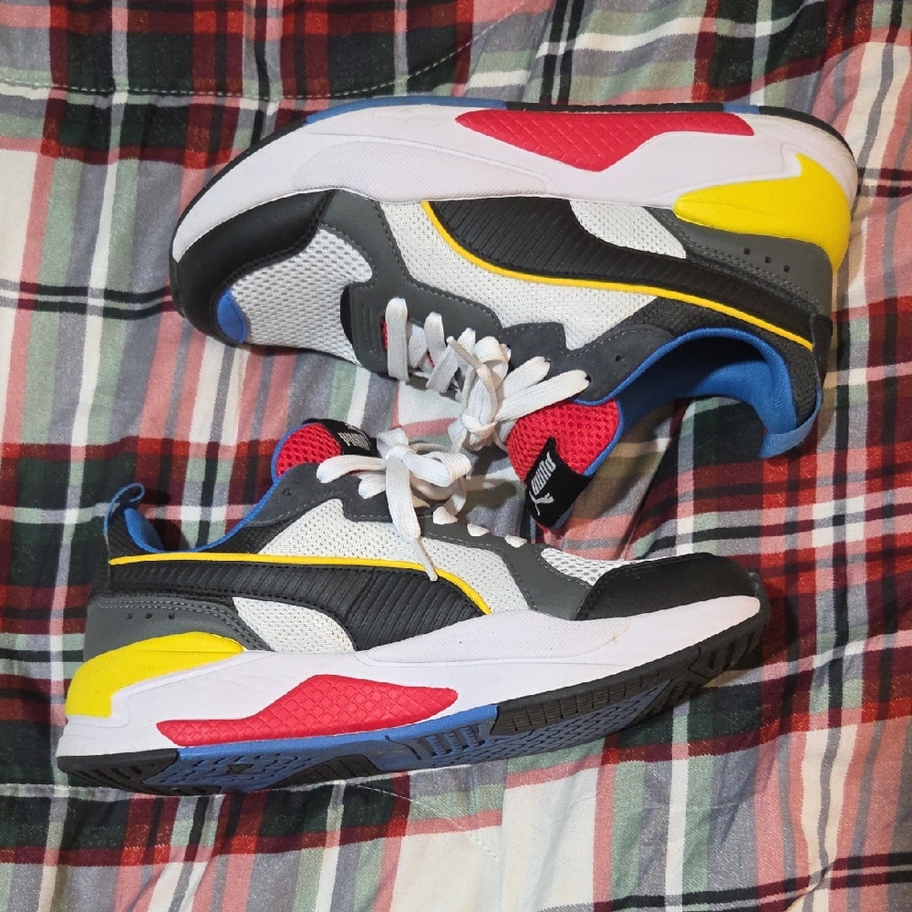 Puma Kids Sneakers - White, Black, Yellow, Red, Blue